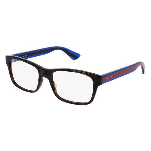 Monture de lunettes Homme Gucci GG0006ON007 HAVANA BLUE TRANSPARE55